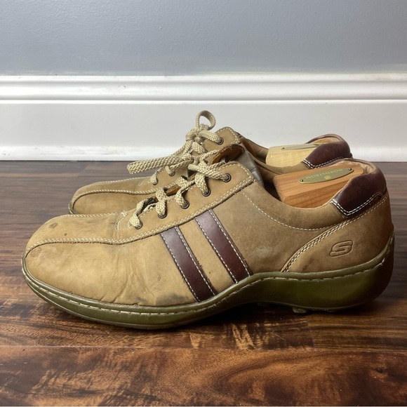 Skechers Other - Skechers Brown Suede Textured Sole Men's Size 10